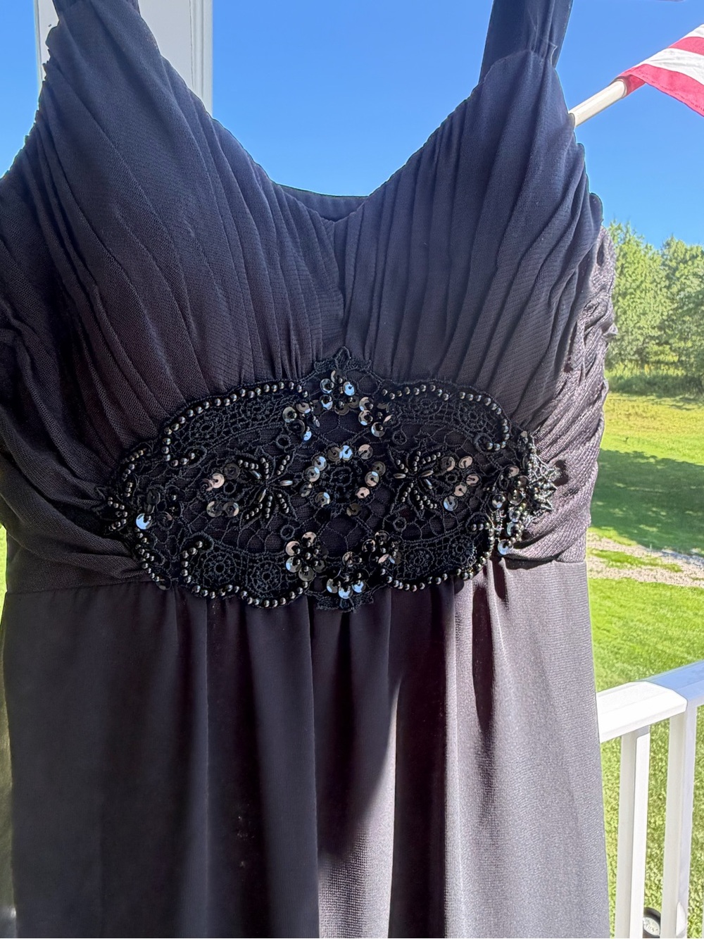 Sangria Black Women's Dress - Size 8